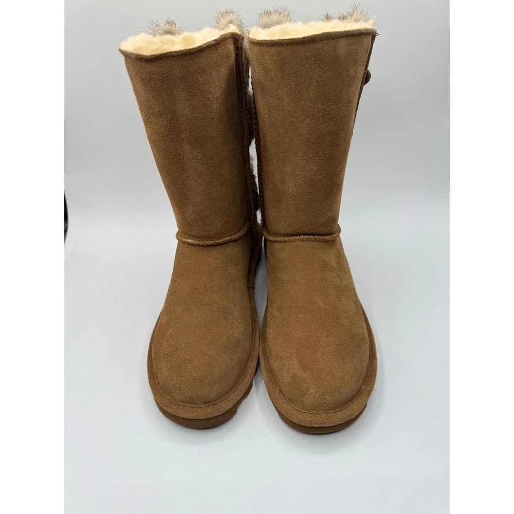 BEARPAW brown suede winter boots — women's US 7